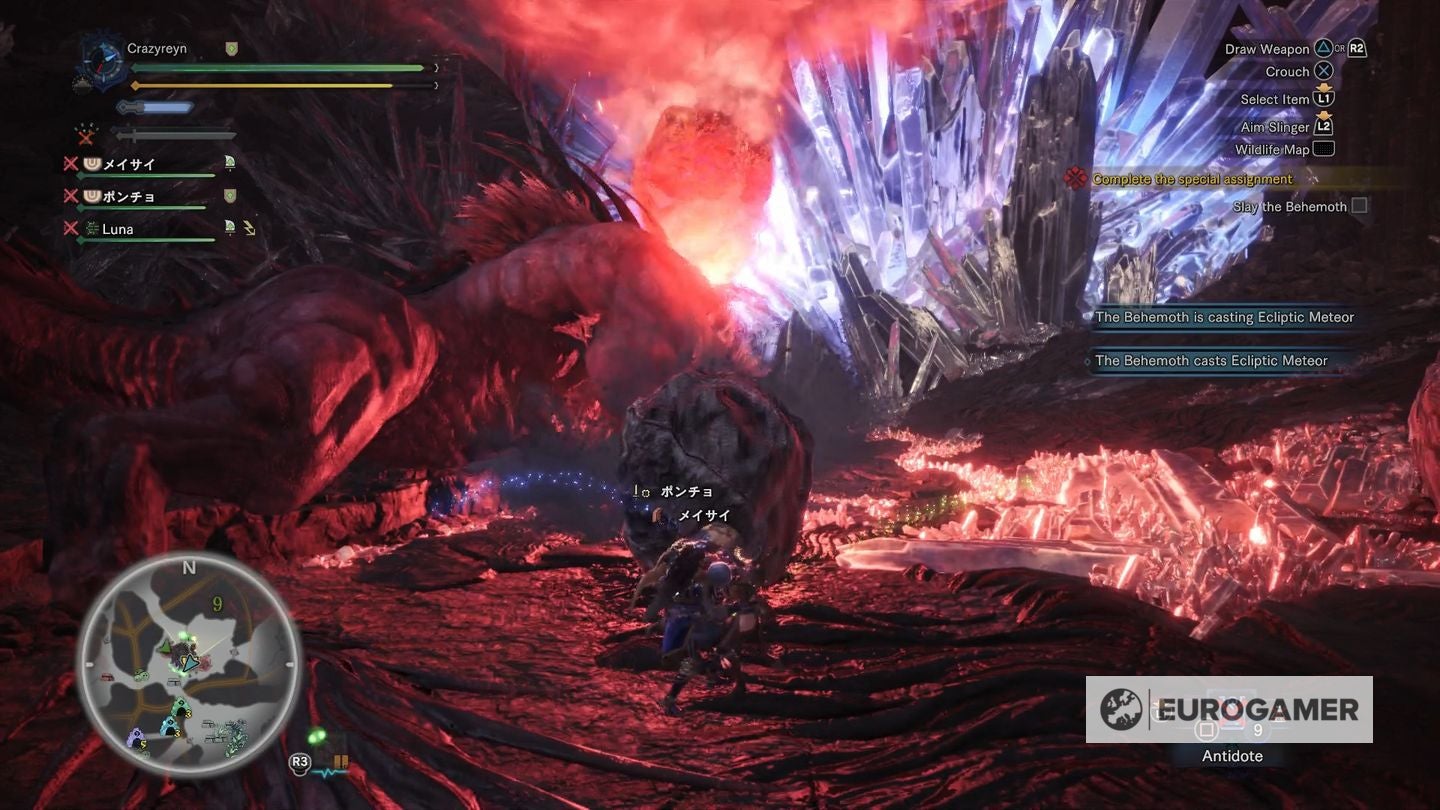 Monster Hunter World Behemoth strategy, Behemoth weakness explained